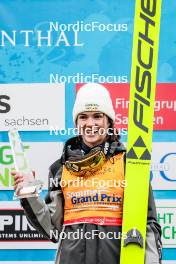 05.10.2024, Klingenthal, Germany (GER): Lara Malsiner (ITA) - Summer Grand Prix ski jumping women, individual HS140, Klingenthal (GER). www.nordicfocus.com. © Volk/NordicFocus. Every downloaded picture is fee-liable