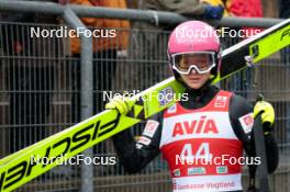 04.10.2024, Klingenthal, Germany (GER): Josephine Pagnier (FRA) - Summer Grand Prix ski jumping women, individual HS140, training, quali, Klingenthal (GER). www.nordicfocus.com. © Volk/NordicFocus. Every downloaded picture is fee-liable