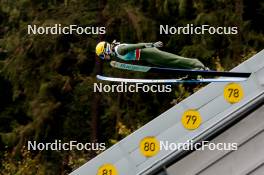 05.10.2024, Klingenthal, Germany (GER): Julia Kykkaenen (FIN) - Summer Grand Prix ski jumping women, individual HS140, Klingenthal (GER). www.nordicfocus.com. © Volk/NordicFocus. Every downloaded picture is fee-liable