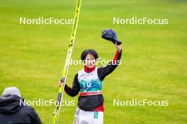 05.10.2024, Klingenthal, Germany (GER): Yuki Ito (JPN) - Summer Grand Prix ski jumping women, individual HS140, Klingenthal (GER). www.nordicfocus.com. © Volk/NordicFocus. Every downloaded picture is fee-liable