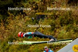 05.10.2024, Klingenthal, Germany (GER): Katharina Schmid (GER) - Summer Grand Prix ski jumping women, individual HS140, Klingenthal (GER). www.nordicfocus.com. © Volk/NordicFocus. Every downloaded picture is fee-liable