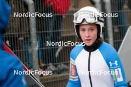 04.10.2024, Klingenthal, Germany (GER): Tina Erzar (SLO) - Summer Grand Prix ski jumping women, individual HS140, training, quali, Klingenthal (GER). www.nordicfocus.com. © Volk/NordicFocus. Every downloaded picture is fee-liable