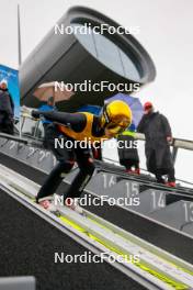 04.10.2024, Klingenthal, Germany (GER): Lara Malsiner (ITA) - Summer Grand Prix ski jumping women, individual HS140, training, quali, Klingenthal (GER). www.nordicfocus.com. © Volk/NordicFocus. Every downloaded picture is fee-liable