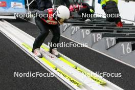 04.10.2024, Klingenthal, Germany (GER): Paige Jones (USA) - Summer Grand Prix ski jumping women, individual HS140, training, quali, Klingenthal (GER). www.nordicfocus.com. © Volk/NordicFocus. Every downloaded picture is fee-liable