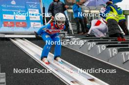 04.10.2024, Klingenthal, Germany (GER): Tina Erzar (SLO) - Summer Grand Prix ski jumping women, individual HS140, training, quali, Klingenthal (GER). www.nordicfocus.com. © Volk/NordicFocus. Every downloaded picture is fee-liable