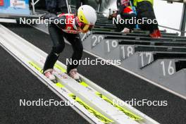 04.10.2024, Klingenthal, Germany (GER): Yuzuki Sato (JPN) - Summer Grand Prix ski jumping women, individual HS140, training, quali, Klingenthal (GER). www.nordicfocus.com. © Volk/NordicFocus. Every downloaded picture is fee-liable