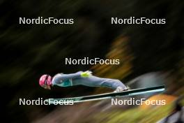 05.10.2024, Klingenthal, Germany (GER): Abigail Strate (CAN) - Summer Grand Prix ski jumping women, individual HS140, Klingenthal (GER). www.nordicfocus.com. © Volk/NordicFocus. Every downloaded picture is fee-liable