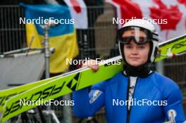 04.10.2024, Klingenthal, Germany (GER): Paige Jones (USA) - Summer Grand Prix ski jumping women, individual HS140, training, quali, Klingenthal (GER). www.nordicfocus.com. © Volk/NordicFocus. Every downloaded picture is fee-liable