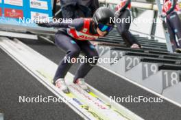 04.10.2024, Klingenthal, Germany (GER): Alvine Holz (GER) - Summer Grand Prix ski jumping women, individual HS140, training, quali, Klingenthal (GER). www.nordicfocus.com. © Volk/NordicFocus. Every downloaded picture is fee-liable