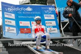 04.10.2024, Klingenthal, Germany (GER): Karolina Indrackova (CZE) - Summer Grand Prix ski jumping women, individual HS140, training, quali, Klingenthal (GER). www.nordicfocus.com. © Volk/NordicFocus. Every downloaded picture is fee-liable