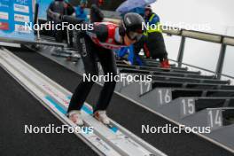 04.10.2024, Klingenthal, Germany (GER): Nicole Maurer (CAN) - Summer Grand Prix ski jumping women, individual HS140, training, quali, Klingenthal (GER). www.nordicfocus.com. © Volk/NordicFocus. Every downloaded picture is fee-liable