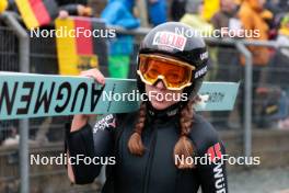 04.10.2024, Klingenthal, Germany (GER): Juliane Seyfarth (GER) - Summer Grand Prix ski jumping women, individual HS140, training, quali, Klingenthal (GER). www.nordicfocus.com. © Volk/NordicFocus. Every downloaded picture is fee-liable