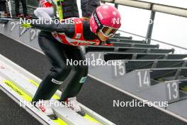 04.10.2024, Klingenthal, Germany (GER): Josephine Pagnier (FRA) - Summer Grand Prix ski jumping women, individual HS140, training, quali, Klingenthal (GER). www.nordicfocus.com. © Volk/NordicFocus. Every downloaded picture is fee-liable