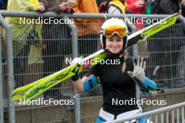 04.10.2024, Klingenthal, Germany (GER): Nika Vodan (SLO) - Summer Grand Prix ski jumping women, individual HS140, training, quali, Klingenthal (GER). www.nordicfocus.com. © Volk/NordicFocus. Every downloaded picture is fee-liable