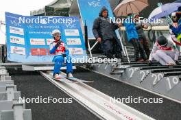 04.10.2024, Klingenthal, Germany (GER): Tina Erzar (SLO) - Summer Grand Prix ski jumping women, individual HS140, training, quali, Klingenthal (GER). www.nordicfocus.com. © Volk/NordicFocus. Every downloaded picture is fee-liable