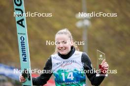 05.10.2024, Klingenthal, Germany (GER): Eirin Maria Kvandal (NOR) - Summer Grand Prix ski jumping women, individual HS140, Klingenthal (GER). www.nordicfocus.com. © Volk/NordicFocus. Every downloaded picture is fee-liable