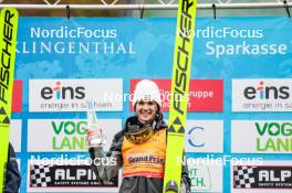 05.10.2024, Klingenthal, Germany (GER): Lara Malsiner (ITA) - Summer Grand Prix ski jumping women, individual HS140, Klingenthal (GER). www.nordicfocus.com. © Volk/NordicFocus. Every downloaded picture is fee-liable