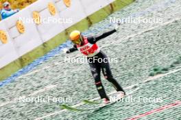 06.10.2024, Klingenthal, Germany (GER): Lara Malsiner (ITA) - Summer Grand Prix ski jumping, mixed team HS140, Klingenthal (GER). www.nordicfocus.com. © Volk/NordicFocus. Every downloaded picture is fee-liable