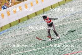 06.10.2024, Klingenthal, Germany (GER): Sina Arnet (SUI) - Summer Grand Prix ski jumping, mixed team HS140, Klingenthal (GER). www.nordicfocus.com. © Volk/NordicFocus. Every downloaded picture is fee-liable