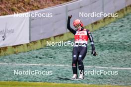 06.10.2024, Klingenthal, Germany (GER): Selina Freitag (GER) - Summer Grand Prix ski jumping, mixed team HS140, Klingenthal (GER). www.nordicfocus.com. © Volk/NordicFocus. Every downloaded picture is fee-liable