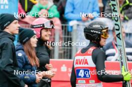 06.10.2024, Klingenthal, Germany (GER): Ari Repellin (FRA), Emma Chervet (FRA), Josephine Pagnier (FRA), Valentin Foubert (FRA), (l-r)  - Summer Grand Prix ski jumping, mixed team HS140, Klingenthal (GER). www.nordicfocus.com. © Volk/NordicFocus. Every downloaded picture is fee-liable