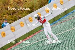 06.10.2024, Klingenthal, Germany (GER): Lisa Eder (AUT) - Summer Grand Prix ski jumping, mixed team HS140, Klingenthal (GER). www.nordicfocus.com. © Volk/NordicFocus. Every downloaded picture is fee-liable