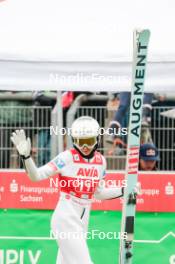 06.10.2024, Klingenthal, Germany (GER): Lisa Eder (AUT) - Summer Grand Prix ski jumping, mixed team HS140, Klingenthal (GER). www.nordicfocus.com. © Volk/NordicFocus. Every downloaded picture is fee-liable