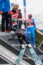 06.10.2024, Klingenthal, Germany (GER): Francesco Cecon (ITA) - Summer Grand Prix ski jumping, mixed team HS140, Klingenthal (GER). www.nordicfocus.com. © Volk/NordicFocus. Every downloaded picture is fee-liable