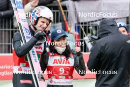 06.10.2024, Klingenthal, Germany (GER): Halvor Egner Granerud (NOR), Thea Minyan Bjoerseth (NOR), (l-r)  - Summer Grand Prix ski jumping, mixed team HS140, Klingenthal (GER). www.nordicfocus.com. © Volk/NordicFocus. Every downloaded picture is fee-liable