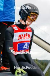 06.10.2024, Klingenthal, Germany (GER): Valentin Foubert (FRA) - Summer Grand Prix ski jumping, mixed team HS140, Klingenthal (GER). www.nordicfocus.com. © Volk/NordicFocus. Every downloaded picture is fee-liable