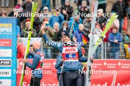 06.10.2024, Klingenthal, Germany (GER): Andreas Wellinger (GER) - Summer Grand Prix ski jumping, mixed team HS140, Klingenthal (GER). www.nordicfocus.com. © Volk/NordicFocus. Every downloaded picture is fee-liable