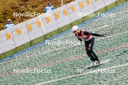 06.10.2024, Klingenthal, Germany (GER): Alex Insam (ITA) - Summer Grand Prix ski jumping, mixed team HS140, Klingenthal (GER). www.nordicfocus.com. © Volk/NordicFocus. Every downloaded picture is fee-liable