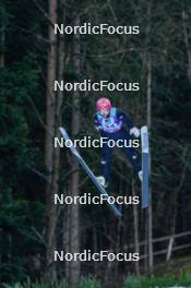 27.01.2024, Ljubno, Slovenia (SLO): Abigail Strate (CAN) - FIS world cup ski jumping women, individual HS94, Ljubno (SLO). www.nordicfocus.com. © Barbieri/NordicFocus. Every downloaded picture is fee-liable.