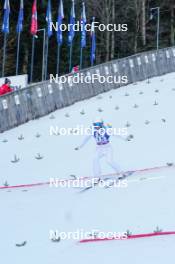 27.01.2024, Ljubno, Slovenia (SLO): Daniela Haralambie (ROU) - FIS world cup ski jumping women, individual HS94, Ljubno (SLO). www.nordicfocus.com. © Barbieri/NordicFocus. Every downloaded picture is fee-liable.