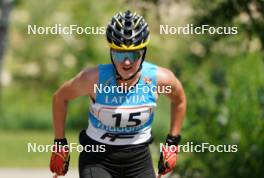 17.07.2024, Madona, Latvia (LAT): Viktoriia Petliuk (UKR) - FIS Rollerski World Cup, interval, Madona (LAT). www.nordicfocus.com. © Koksarovs/NordicFocus. Every downloaded picture is fee-liable.