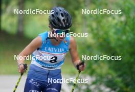 17.07.2024, Madona, Latvia (LAT): Chiara Agostinetto (ITA) - FIS Rollerski World Cup, interval, Madona (LAT). www.nordicfocus.com. © Koksarovs/NordicFocus. Every downloaded picture is fee-liable.