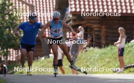 17.07.2024, Madona, Latvia (LAT): Viktoriia Olekh (UKR) - FIS Rollerski World Cup, interval, Madona (LAT). www.nordicfocus.com. © Koksarovs/NordicFocus. Every downloaded picture is fee-liable.