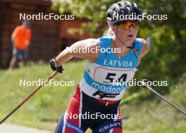 17.07.2024, Madona, Latvia (LAT): Victoria Nitteberg (NOR) - FIS Rollerski World Cup, interval, Madona (LAT). www.nordicfocus.com. © Koksarovs/NordicFocus. Every downloaded picture is fee-liable.