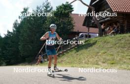 17.07.2024, Madona, Latvia (LAT): Mariya Gerachshenko (KAZ) - FIS Rollerski World Cup, interval, Madona (LAT). www.nordicfocus.com. © Koksarovs/NordicFocus. Every downloaded picture is fee-liable.