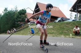 17.07.2024, Madona, Latvia (LAT): Amelija Zake (LAT) - FIS Rollerski World Cup, interval, Madona (LAT). www.nordicfocus.com. © Koksarovs/NordicFocus. Every downloaded picture is fee-liable.