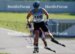 17.07.2024, Madona, Latvia (LAT): Almas Karimov (KAZ) - FIS Rollerski World Cup, interval, Madona (LAT). www.nordicfocus.com. © Koksarovs/NordicFocus. Every downloaded picture is fee-liable.