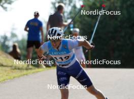 17.07.2024, Madona, Latvia (LAT): Giovanni Lorenzetti (ITA) - FIS Rollerski World Cup, interval, Madona (LAT). www.nordicfocus.com. © Koksarovs/NordicFocus. Every downloaded picture is fee-liable.