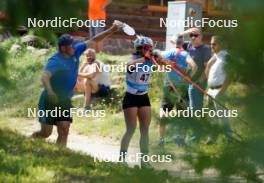 17.07.2024, Madona, Latvia (LAT): Viktoriia Olekh (UKR) - FIS Rollerski World Cup, interval, Madona (LAT). www.nordicfocus.com. © Koksarovs/NordicFocus. Every downloaded picture is fee-liable.