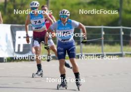 17.07.2024, Madona, Latvia (LAT): Carlo Cantaloni (ITA) - FIS Rollerski World Cup, interval, Madona (LAT). www.nordicfocus.com. © Koksarovs/NordicFocus. Every downloaded picture is fee-liable.