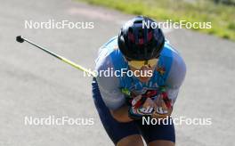 17.07.2024, Madona, Latvia (LAT): Tommaso Tozzi (ITA) - FIS Rollerski World Cup, interval, Madona (LAT). www.nordicfocus.com. © Koksarovs/NordicFocus. Every downloaded picture is fee-liable.