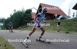 17.07.2024, Madona, Latvia (LAT): Kitija Auzina (LAT) - FIS Rollerski World Cup, interval, Madona (LAT). www.nordicfocus.com. © Koksarovs/NordicFocus. Every downloaded picture is fee-liable.