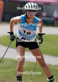 17.07.2024, Madona, Latvia (LAT): Ieva Dainyte (LTU) - FIS Rollerski World Cup, interval, Madona (LAT). www.nordicfocus.com. © Koksarovs/NordicFocus. Every downloaded picture is fee-liable.