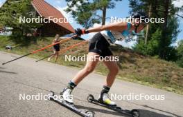 17.07.2024, Madona, Latvia (LAT): Anija Sabule (LAT) - FIS Rollerski World Cup, interval, Madona (LAT). www.nordicfocus.com. © Koksarovs/NordicFocus. Every downloaded picture is fee-liable.