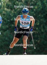 17.07.2024, Madona, Latvia (LAT): Almas Karimov (KAZ) - FIS Rollerski World Cup, interval, Madona (LAT). www.nordicfocus.com. © Koksarovs/NordicFocus. Every downloaded picture is fee-liable.