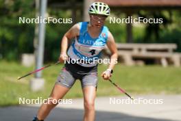 17.07.2024, Madona, Latvia (LAT): Lena Barthel (GER) - FIS Rollerski World Cup, interval, Madona (LAT). www.nordicfocus.com. © Koksarovs/NordicFocus. Every downloaded picture is fee-liable.